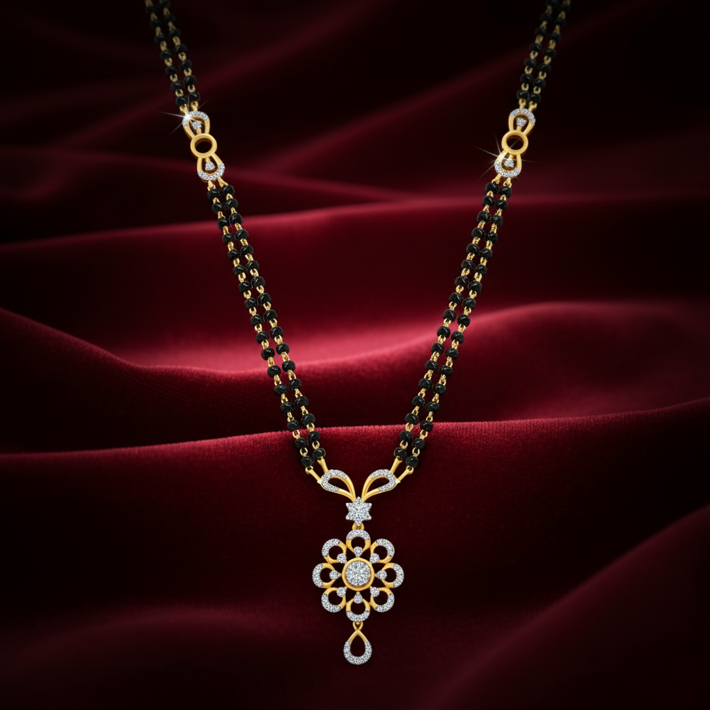Fine-Cut Gold Diamond Tanmaniya for Women