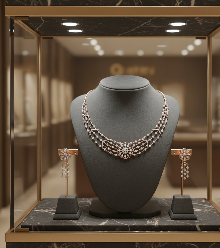 Radiant Craft Diamond Necklace for Occasions