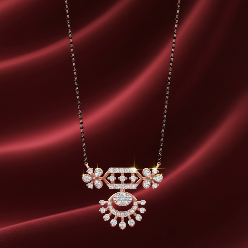 Delicate Shine Gold Diamond Tanmaniya