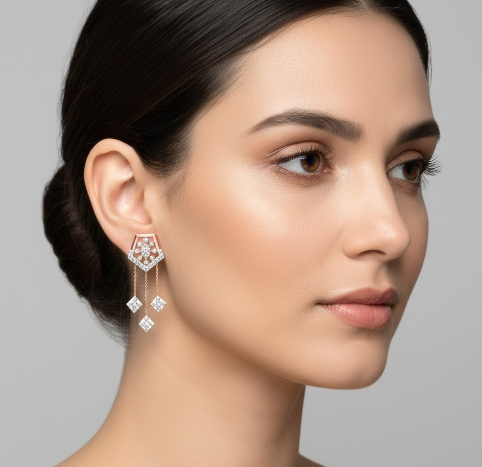 Timeless Spark Diamond Danglers