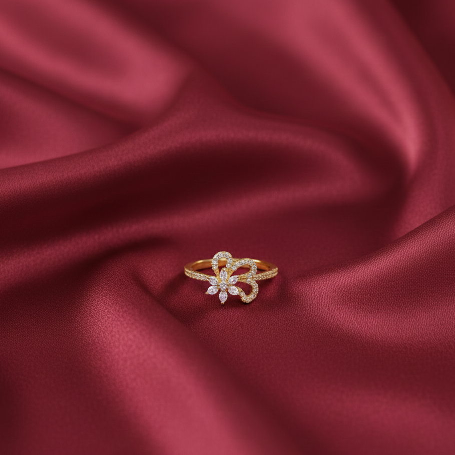 Royal Halo Crest Diamond Ring