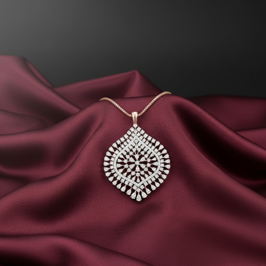 Timeless Elegant Diamond Pendant