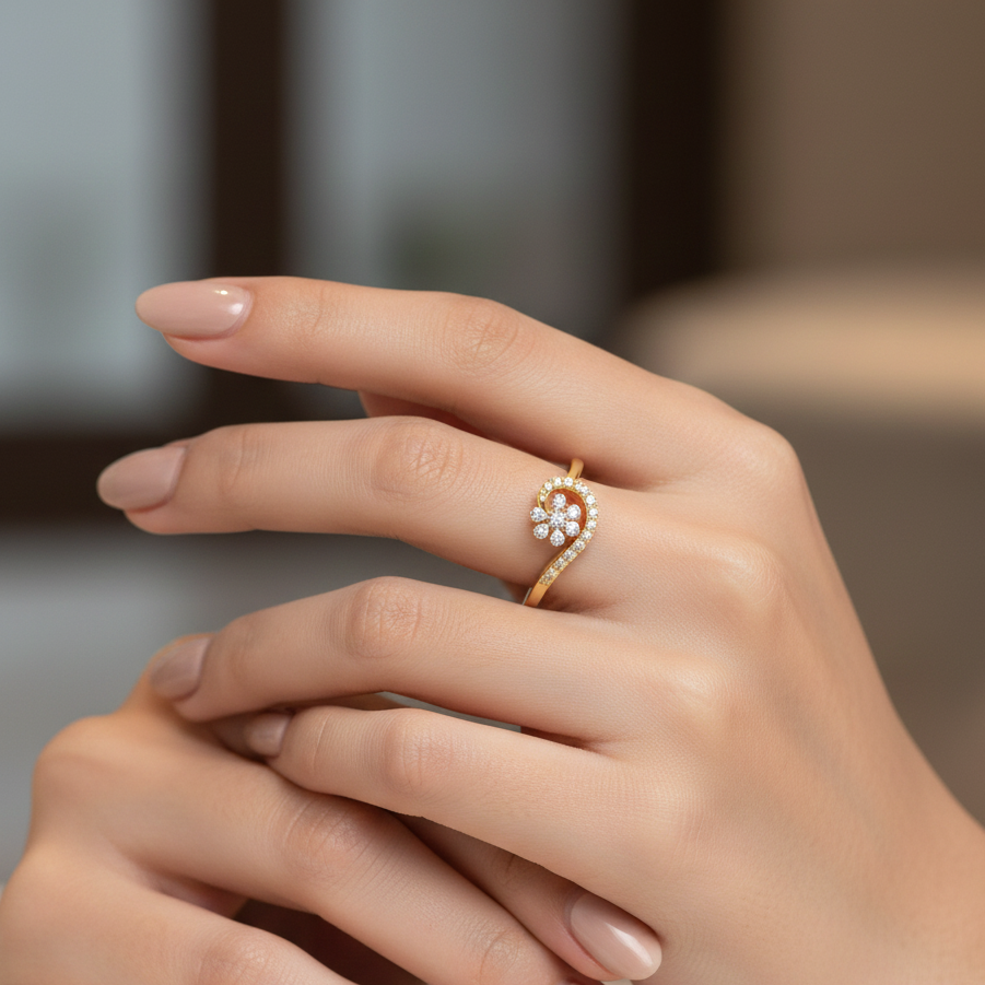 Luxe Imperial Bloom Diamond Ring - 3