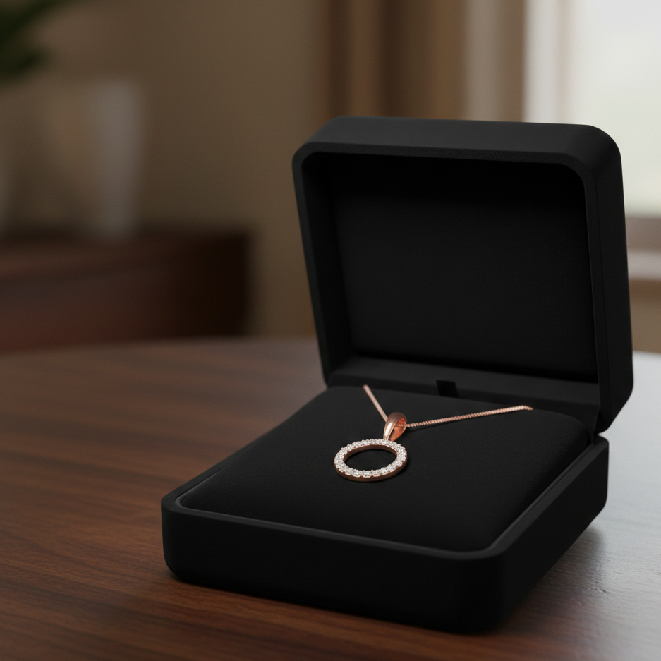 Elegant Solitaire Diamond Pendant