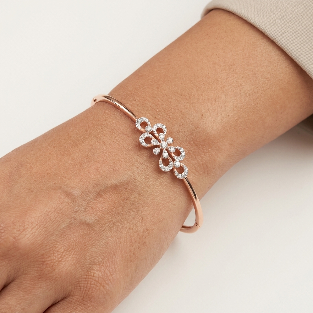 Diamond Petal Bracelet