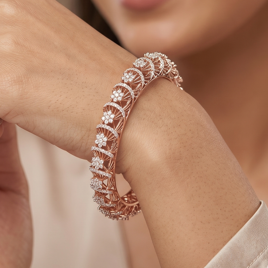 Glamorous Diamond Bangles - 3