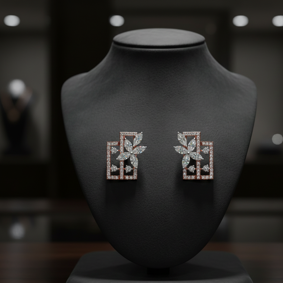 Everglow Diamond Earrings - 3