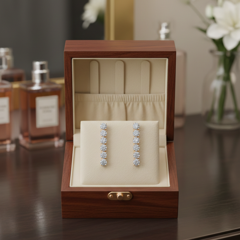 Solvyn Luxe Diamond Dangler Earrings