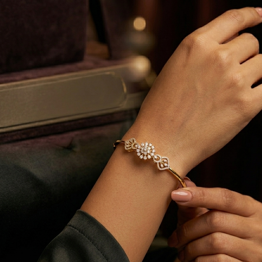 Diamond Radiant Chain Bracelet