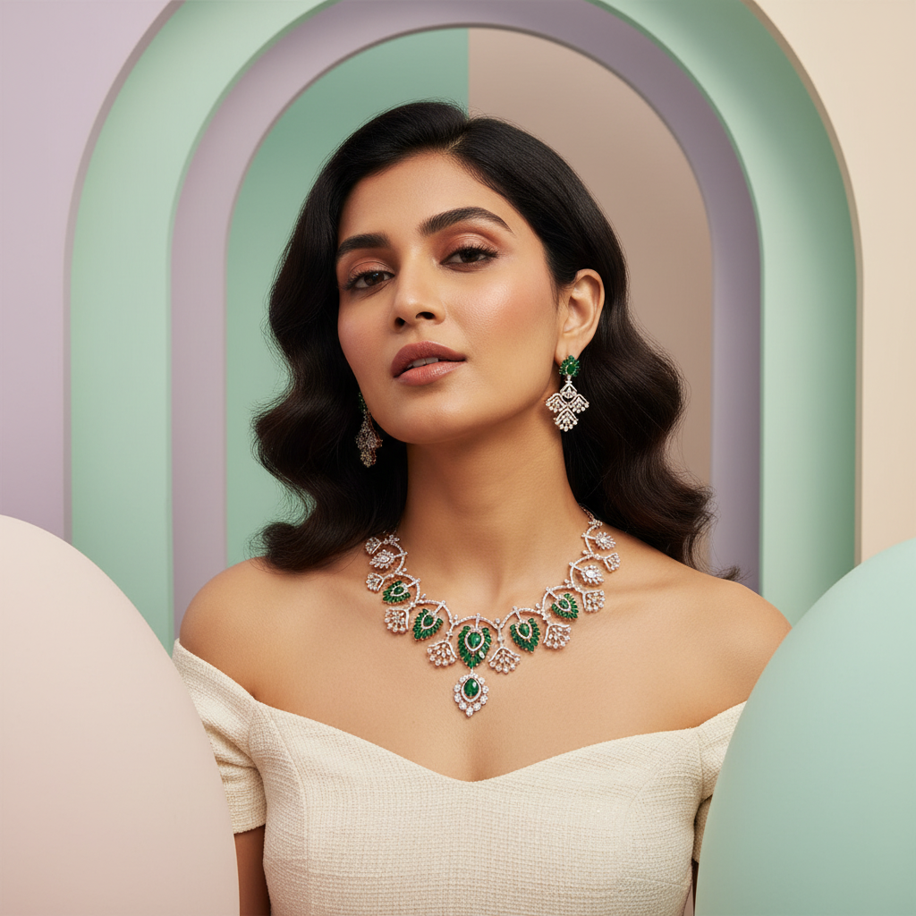 Supreme Diamond Grace Necklace Set - 4