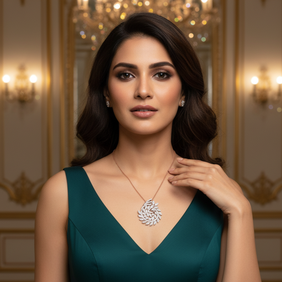 High Spark Diamond Pendant - 3