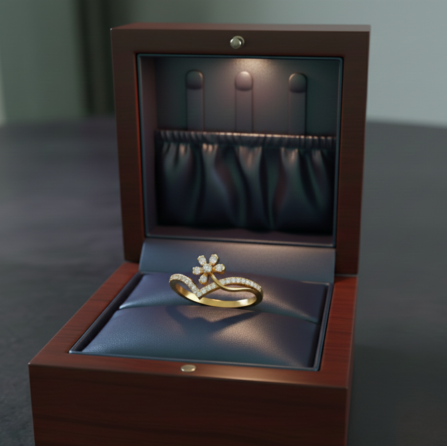 Celestial Crown Diamond Ring