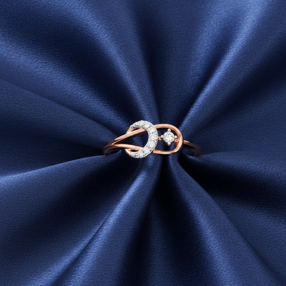 Luxe Halo Crown Bloom Diamond Ring - 3