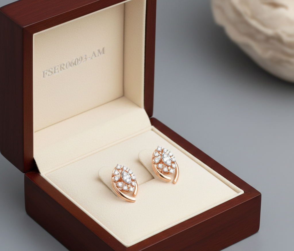 Refined Sparkle Diamond Studs