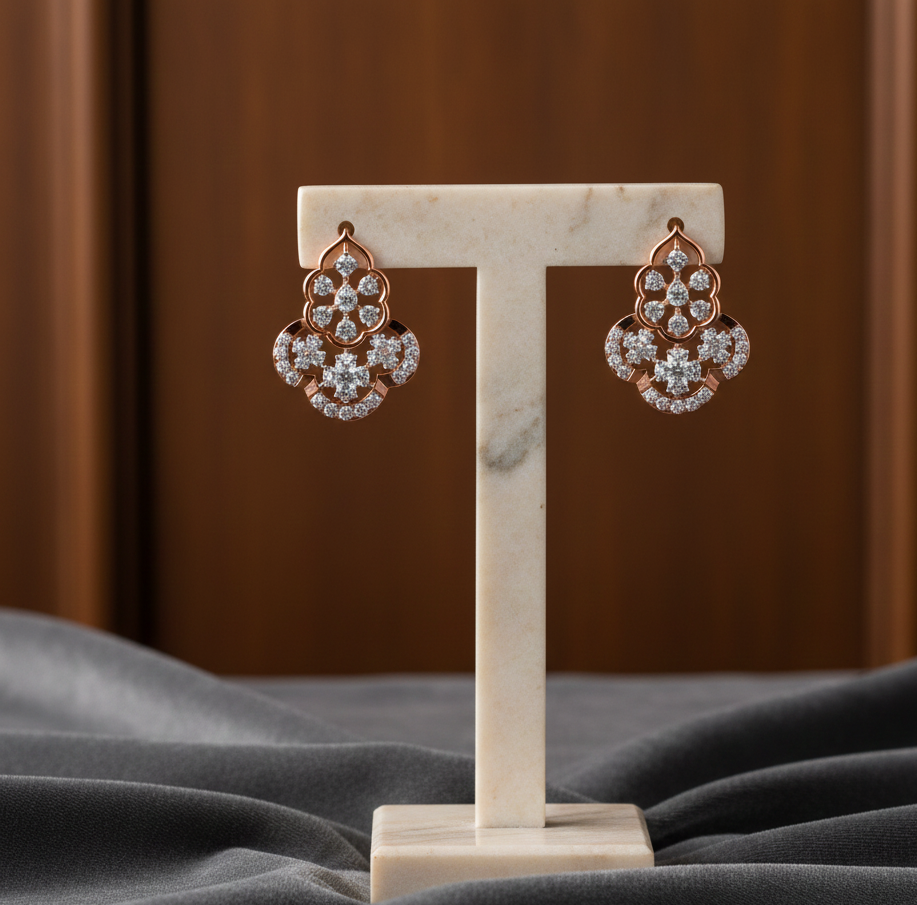 Galaxy Diamond Earrings - 4