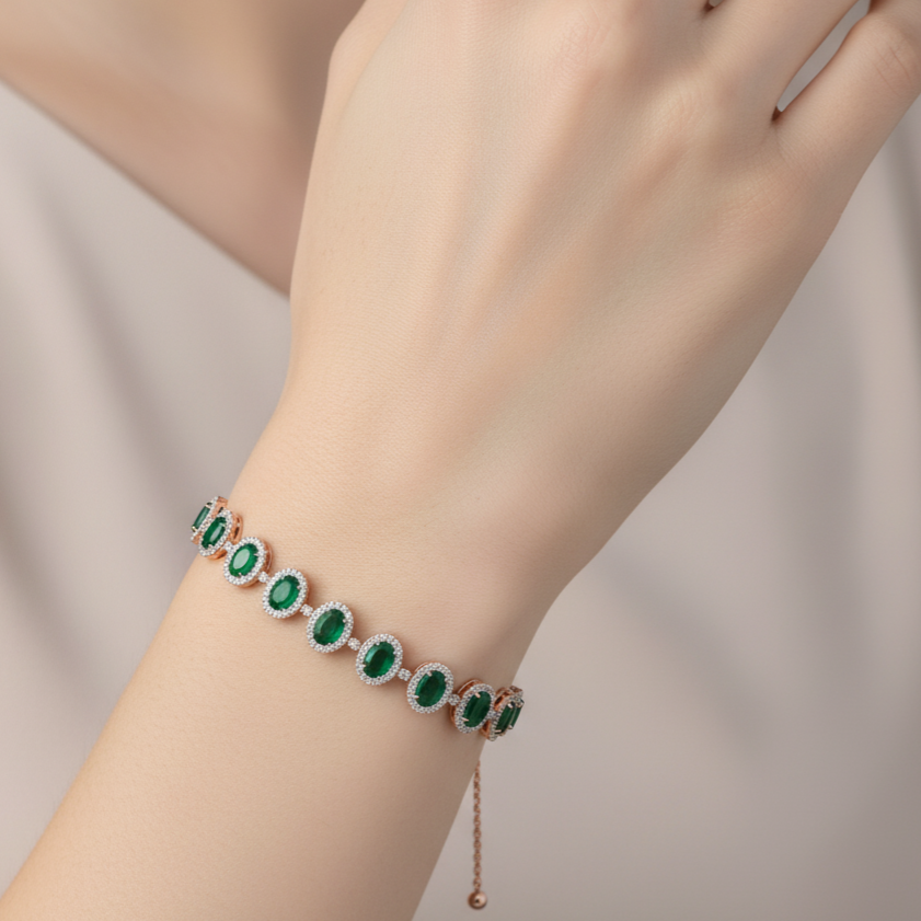 Starbeam Line Diamond Chain Bracelet - 3