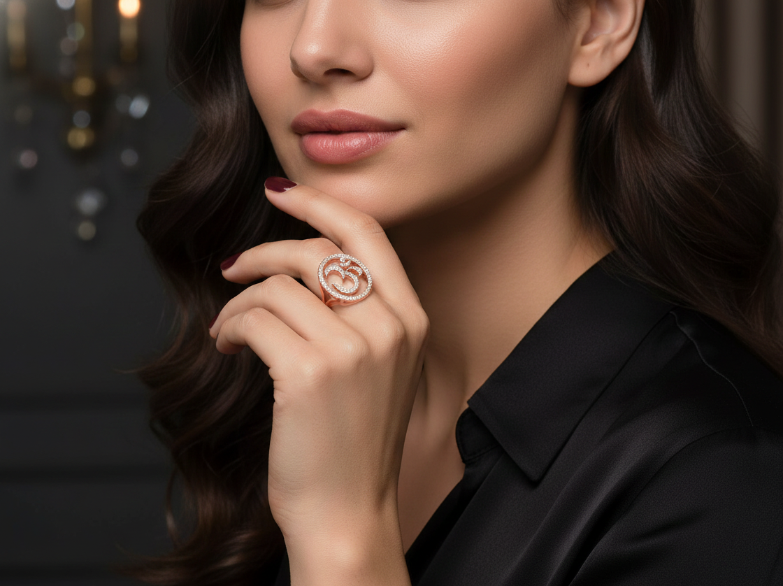 Timeless Crown Diamond Ladies Ring