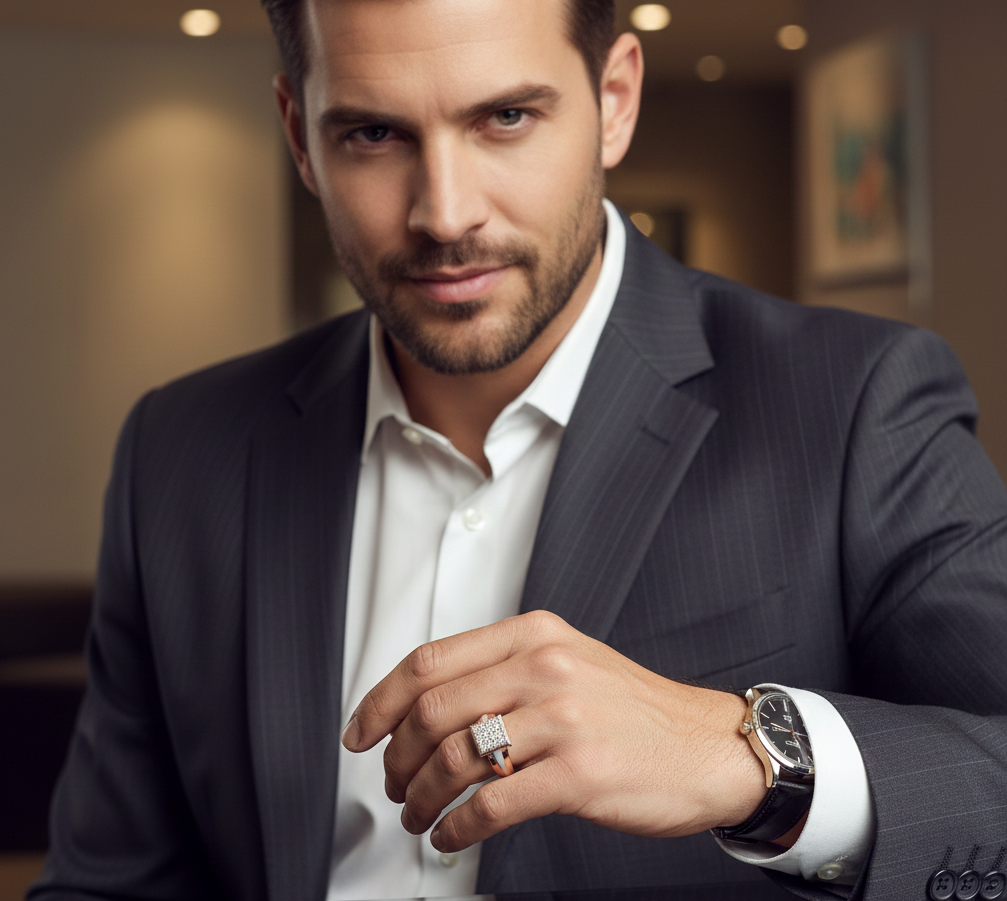 Supreme Ascend Diamond Gents Ring - 3