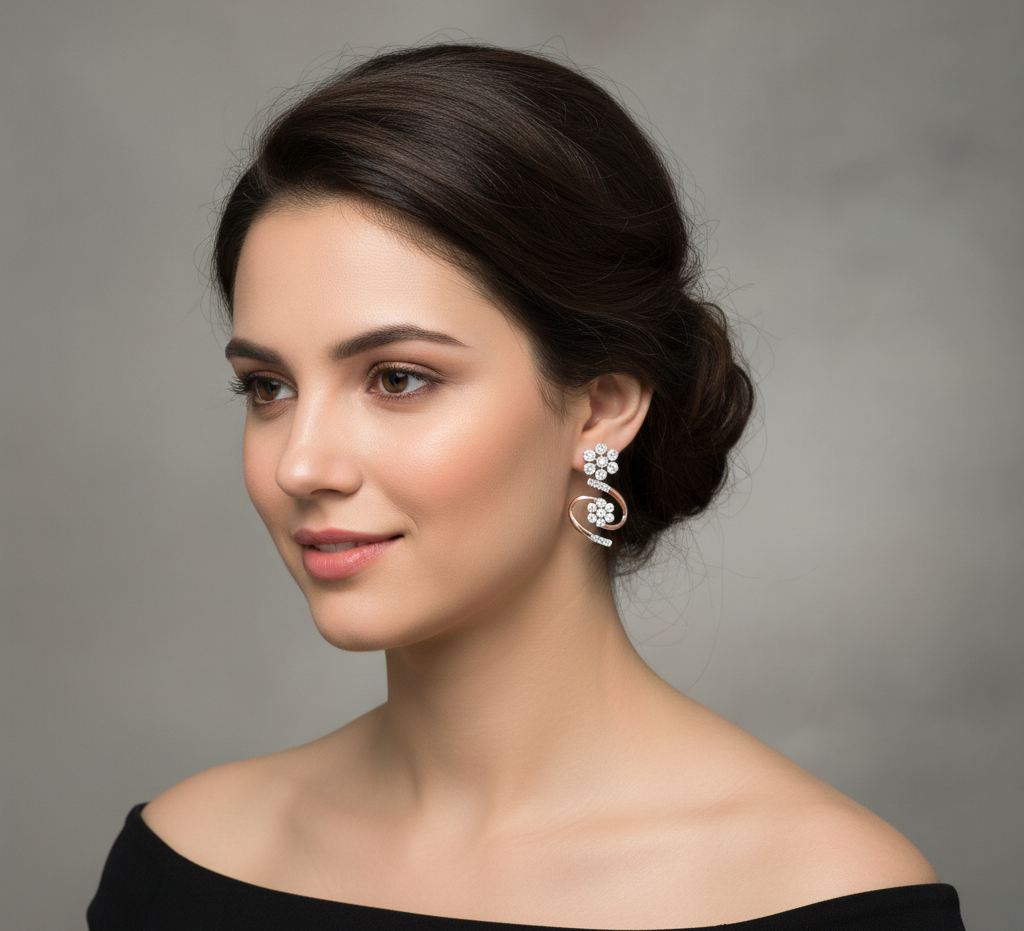 Fiora Brilliance Diamond Dangler Earrings