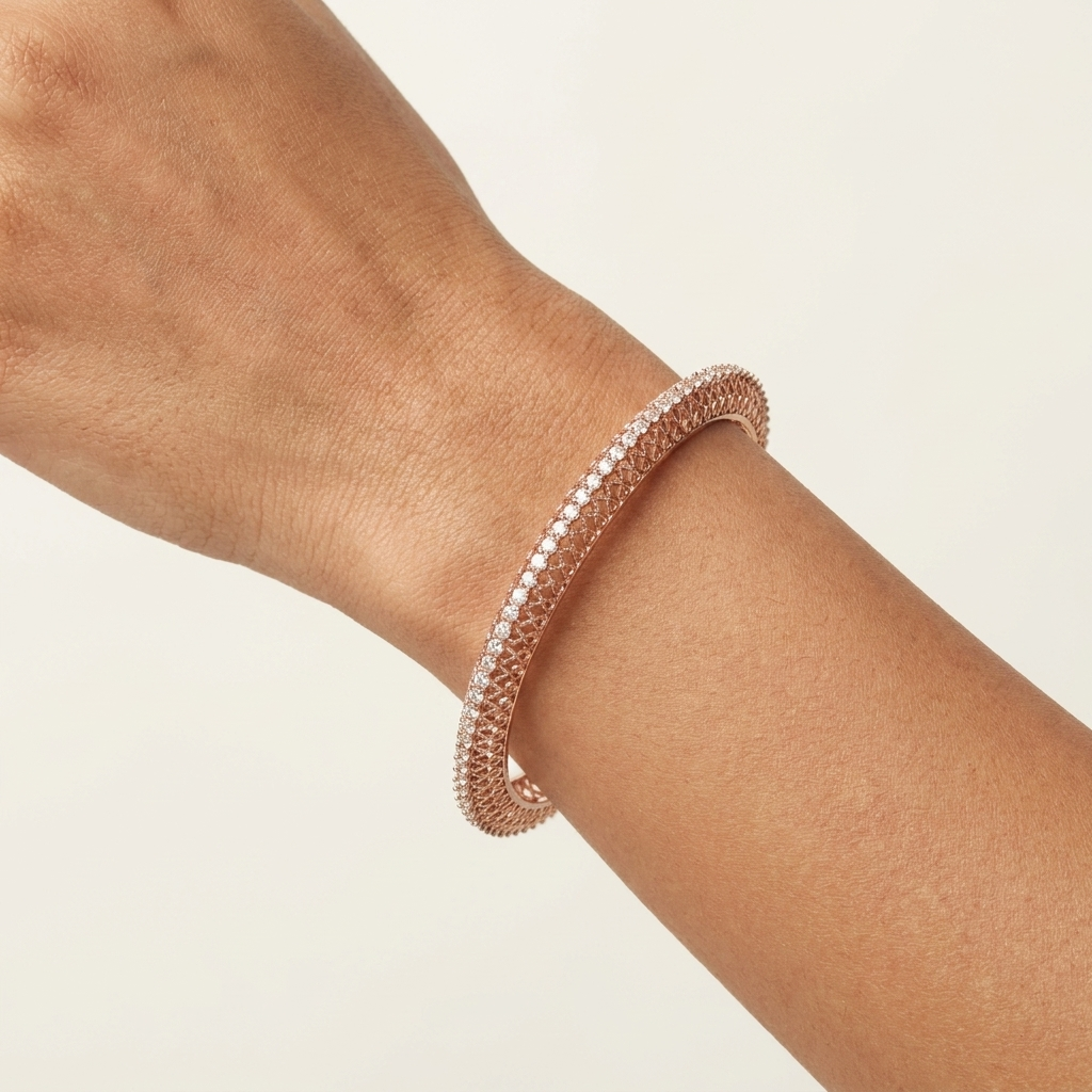 Daily Wear Diamond Bangles - 3