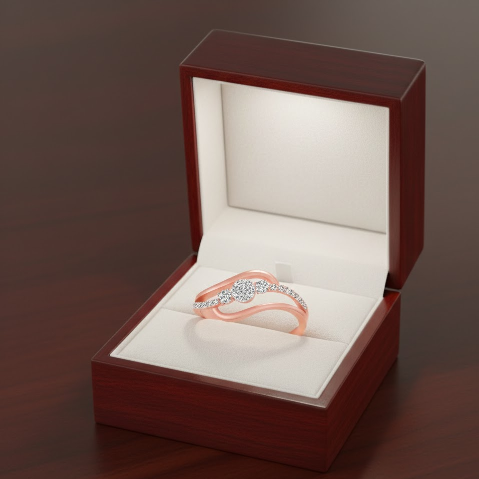 Luxe Grace Diamond Ladies Ring