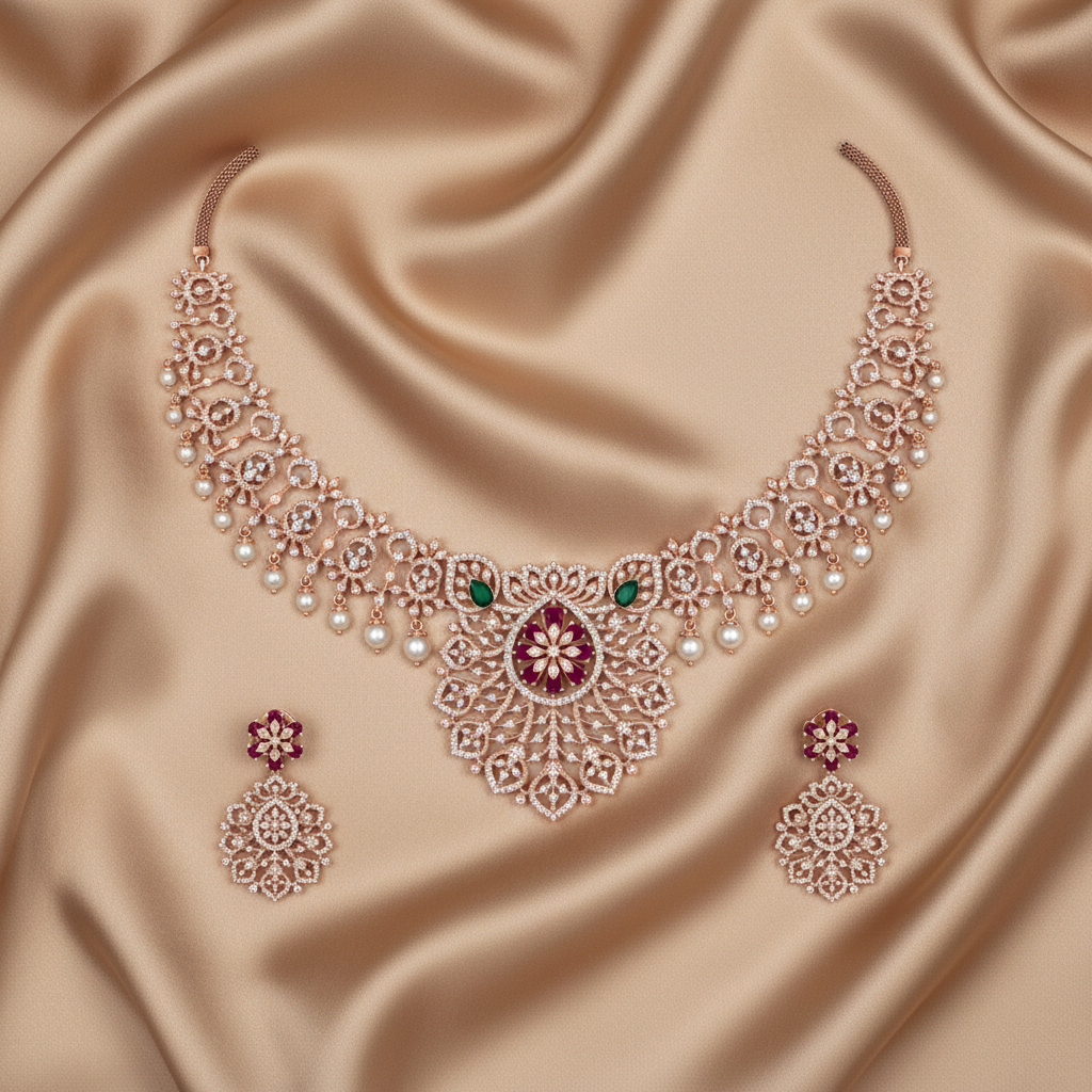 Signature Diamond Classic Necklace Set