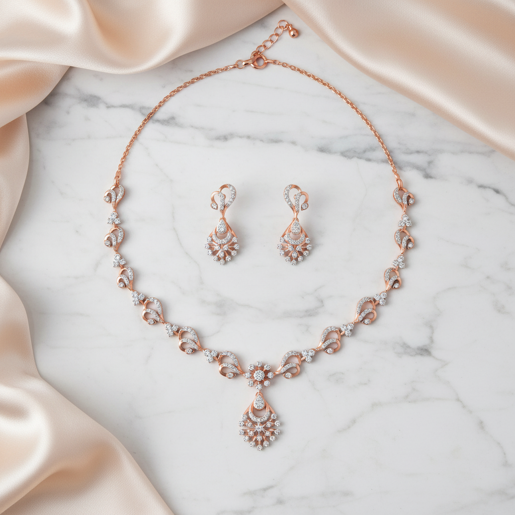 Signature Diamond Spark Necklace Set