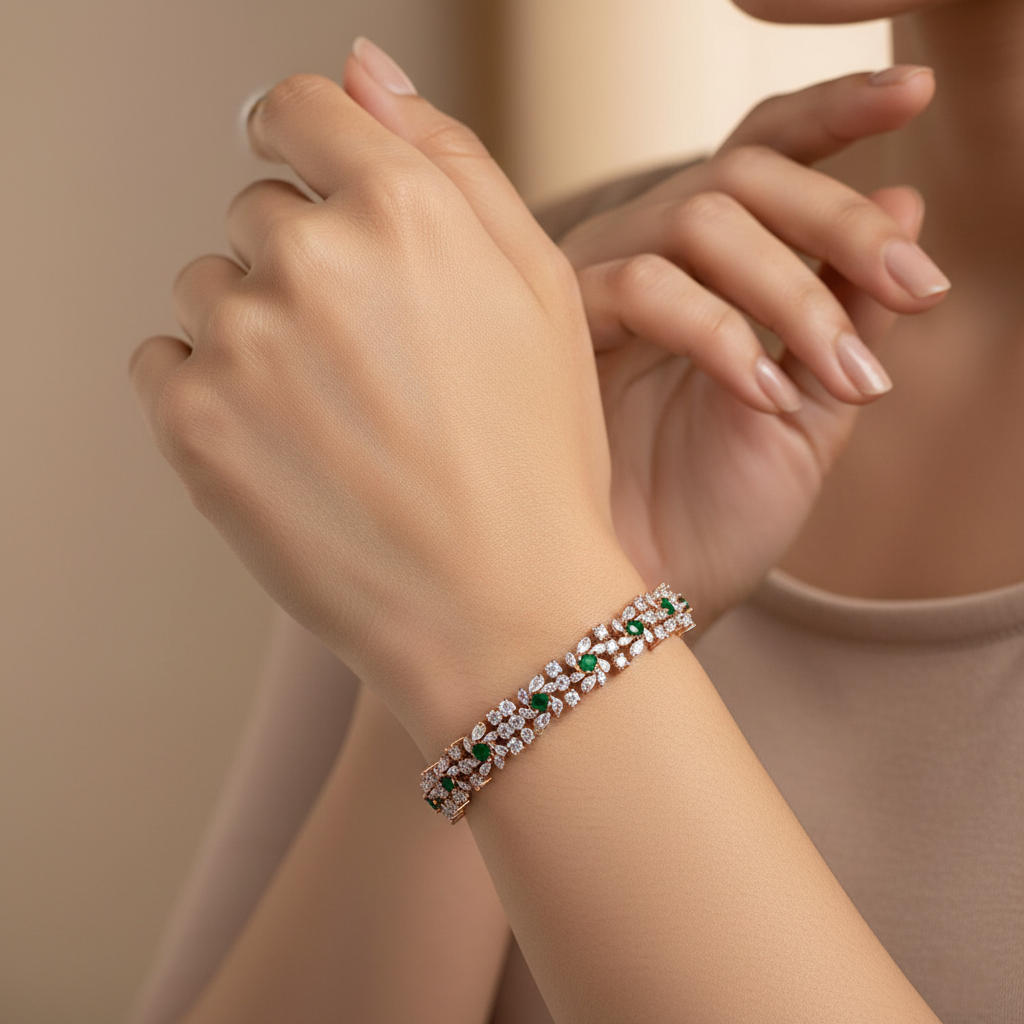 Crystal Luxe Diamond Bangle