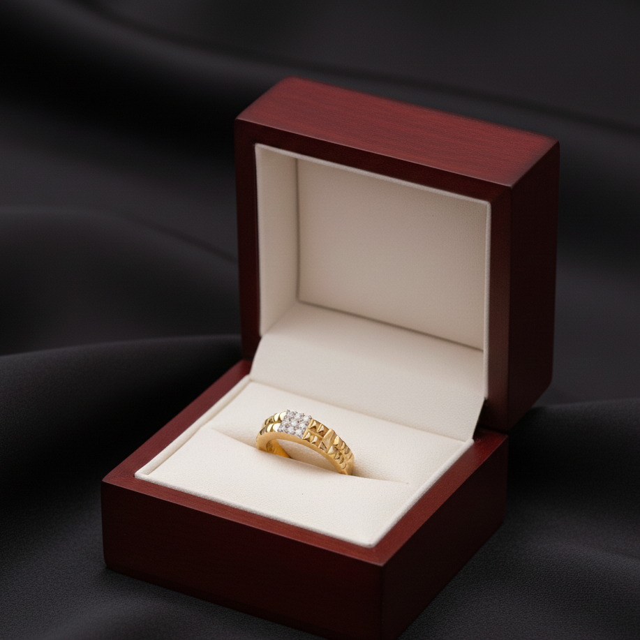 Signature Power Diamond Gents Ring