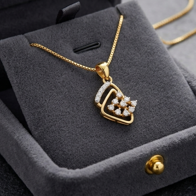Diamond Velvet Harmony Pendant - 3