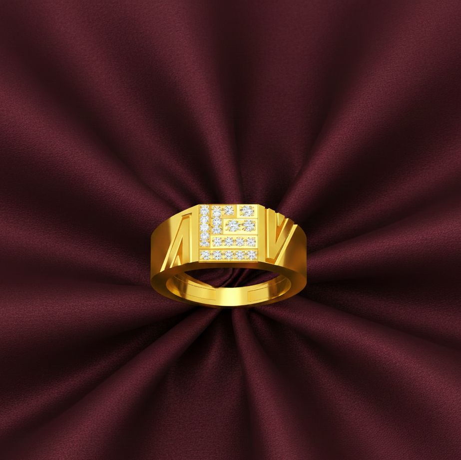 Prestige Edge Diamond Gents Ring - 5