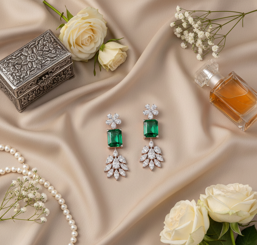 Classic Aura Diamond Dangler Earrings - 3