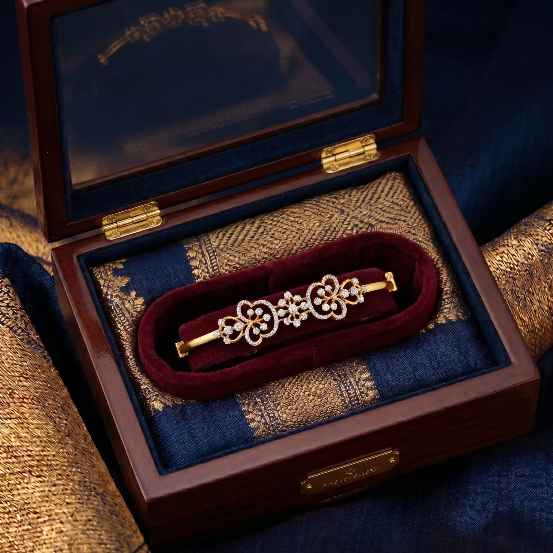 Diamond Graceful Link Bracelet