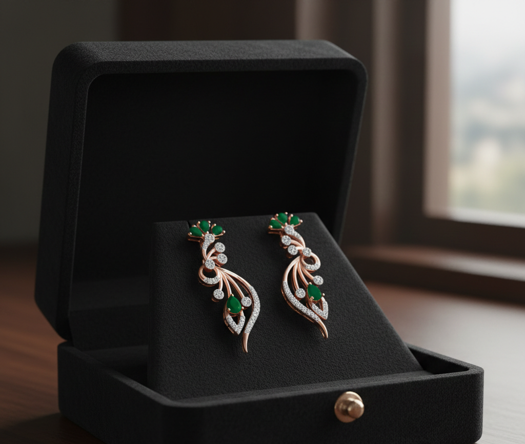 Royale Radiance Diamond Dangler Earrings