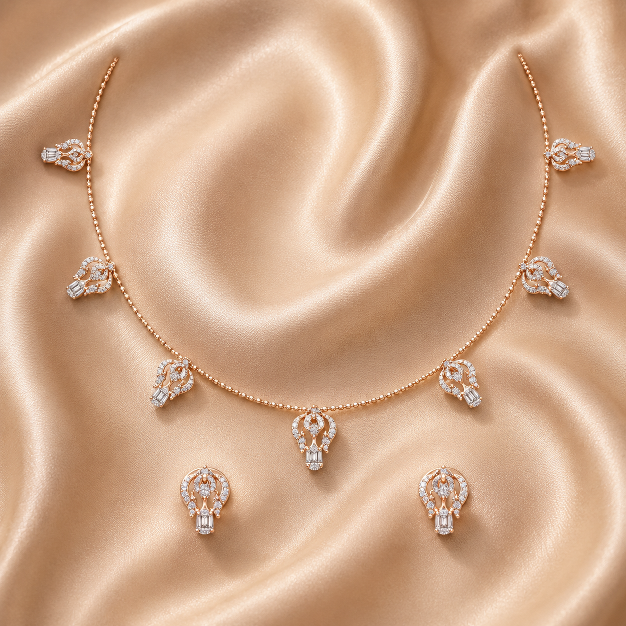 Grand Diamond Luxe Necklace Set