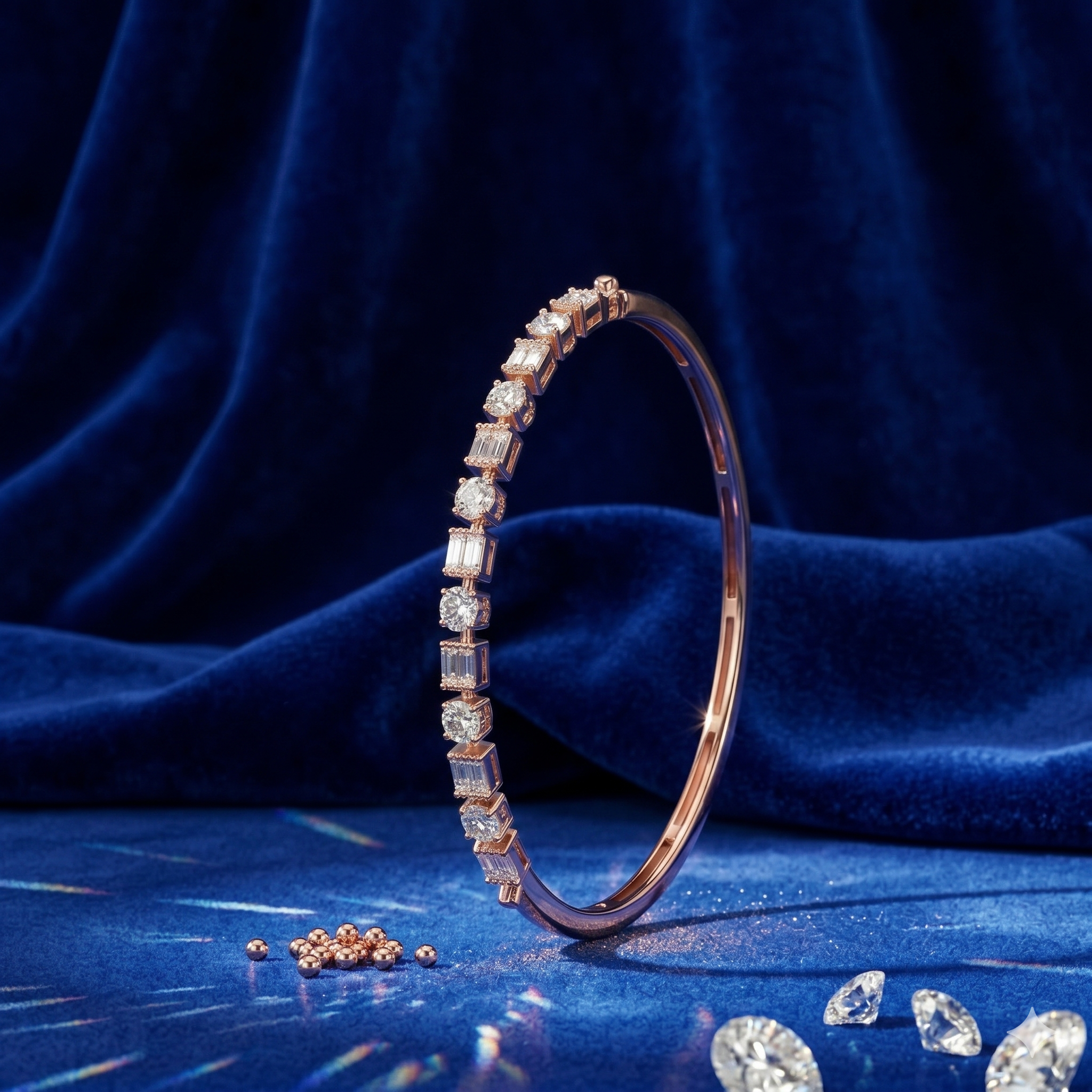 Diamond Twist Rope Bracelet