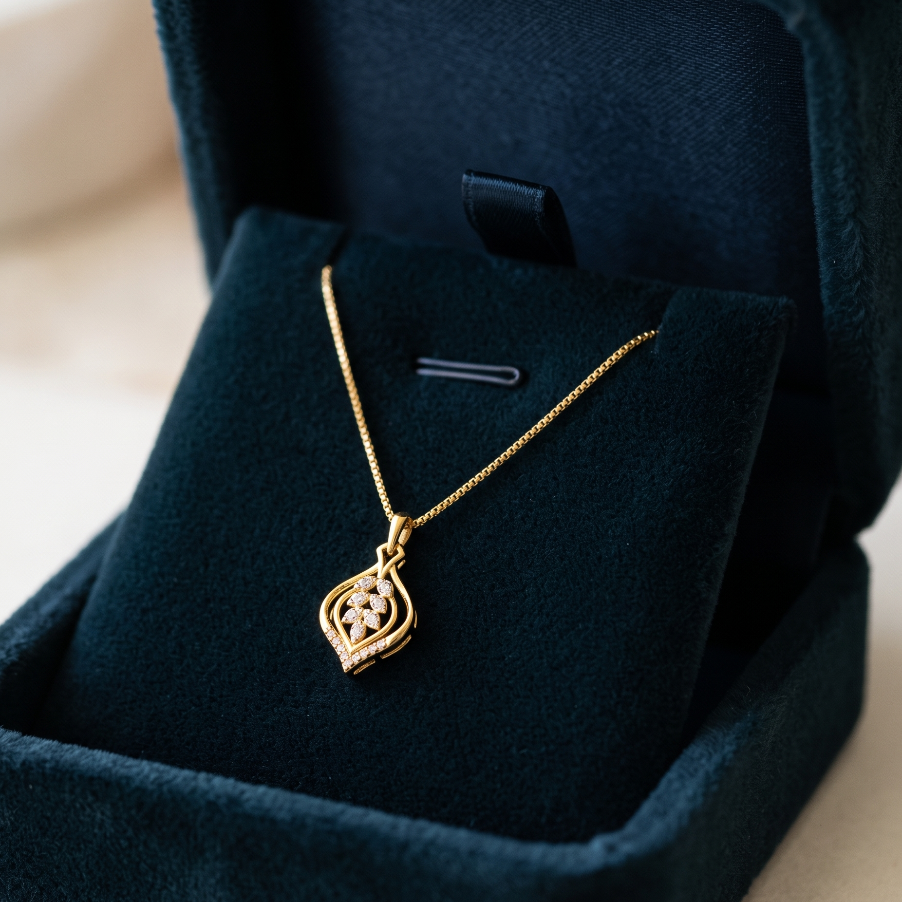 Celestial Star Diamond Pendant