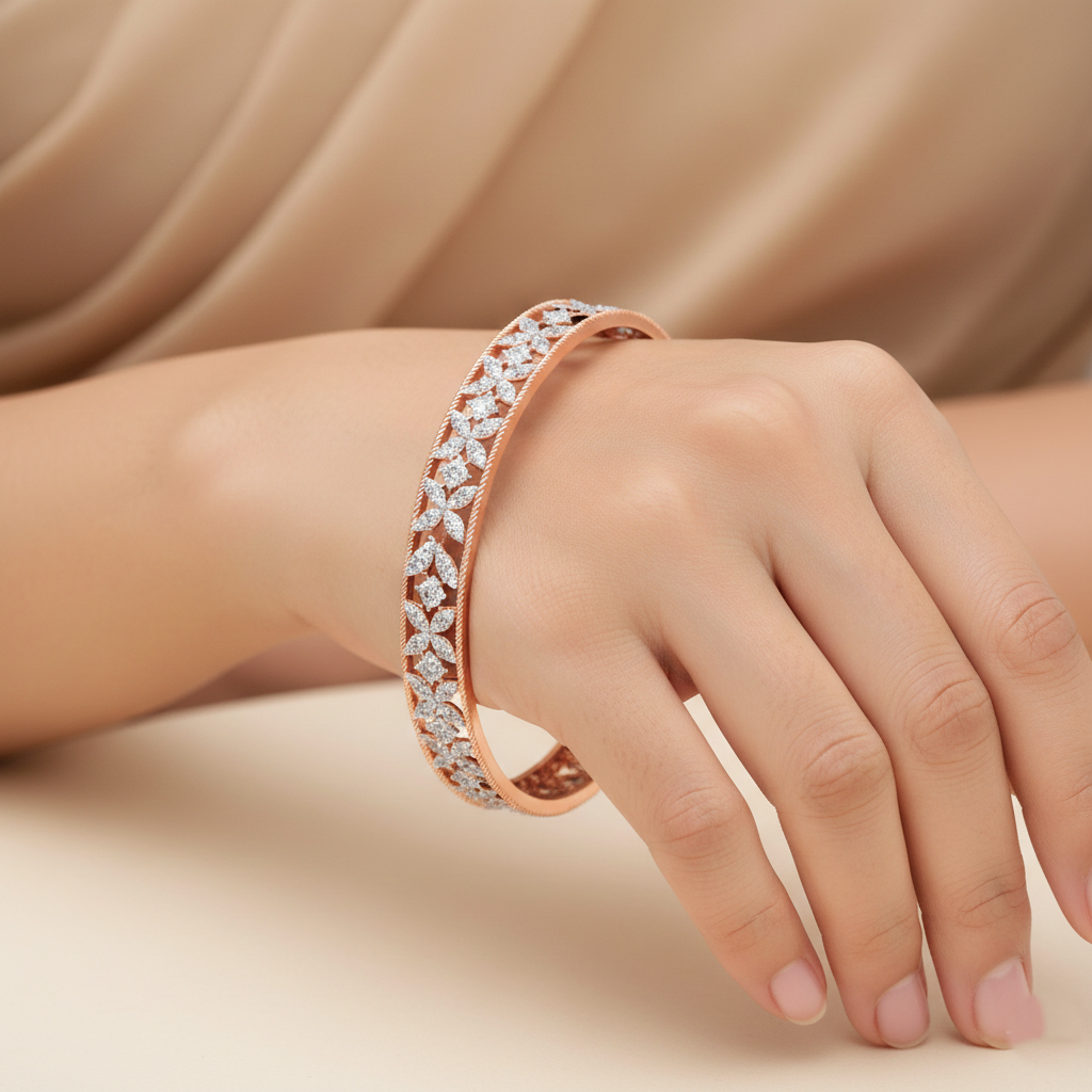 Heirloom Glow Diamond Bangle - 3