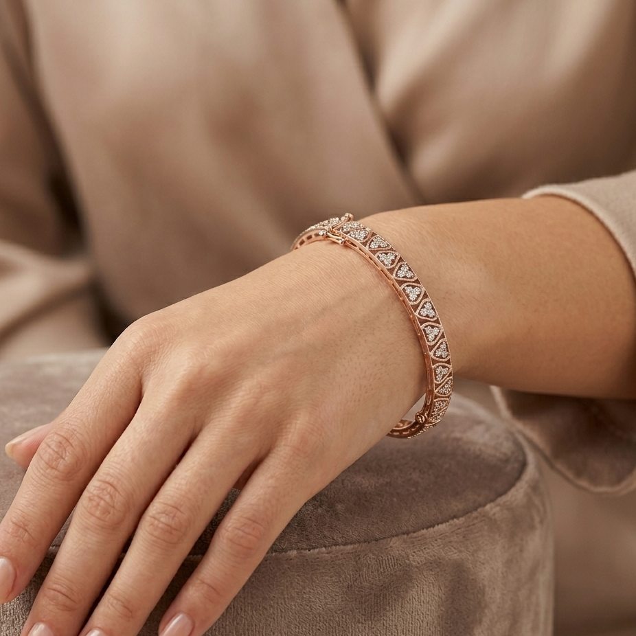 Diamond Elegance Bangles