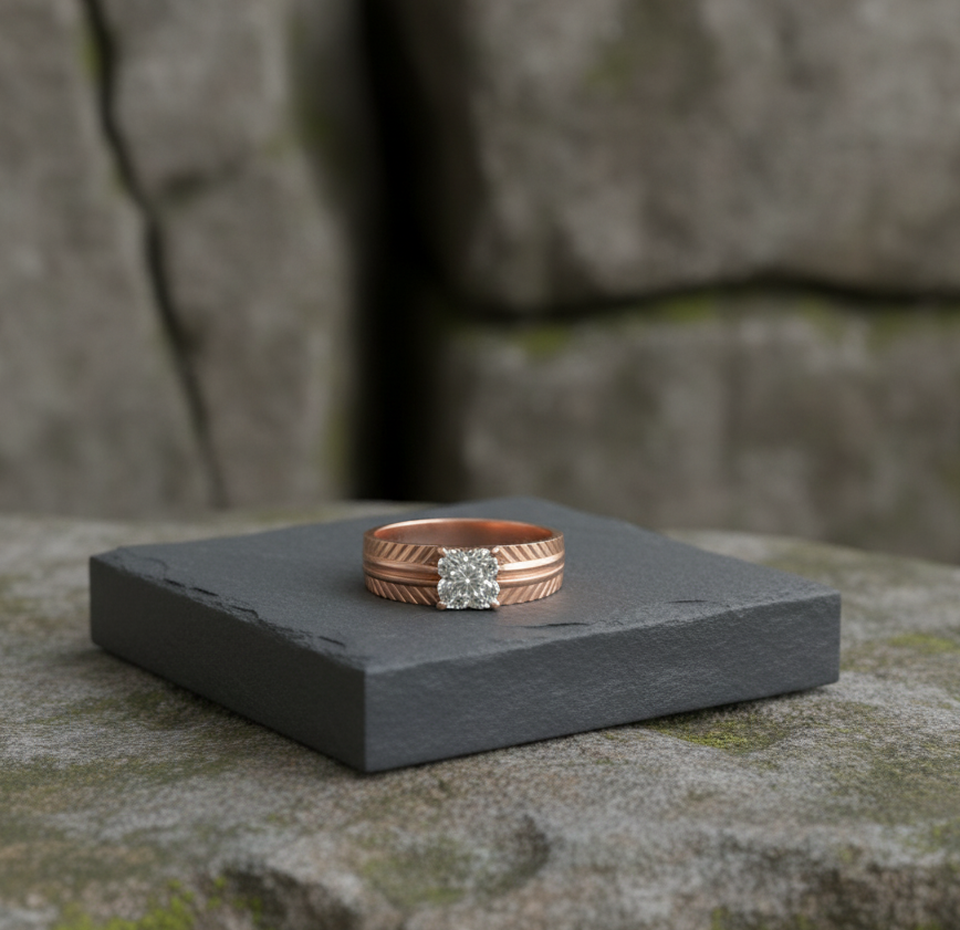 Luxe Shine Diamond Ring for Men