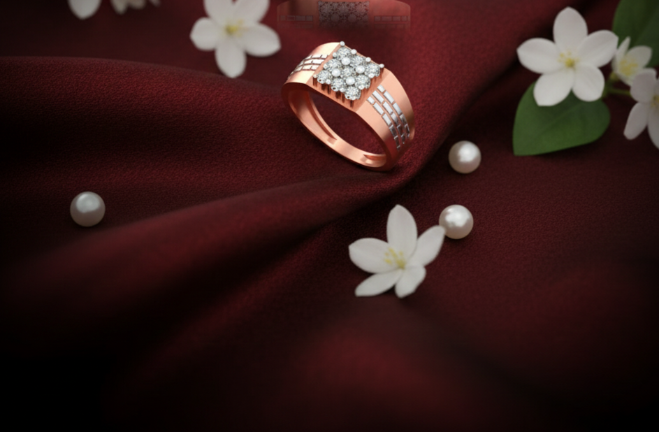 Luxe Royal Gentleman Diamond Ring - 3