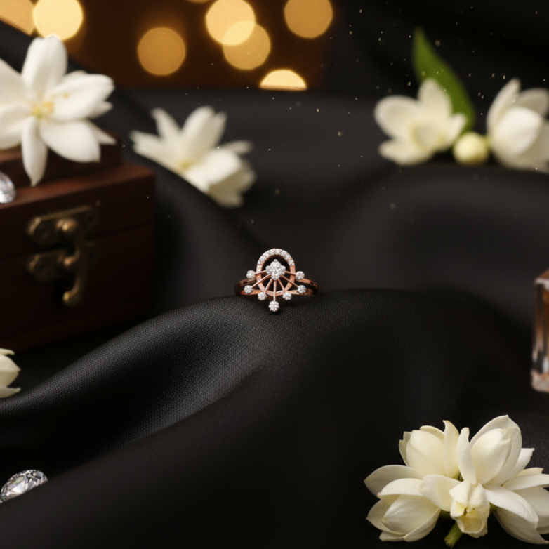 Elegant Diamond ladies Ring - 3