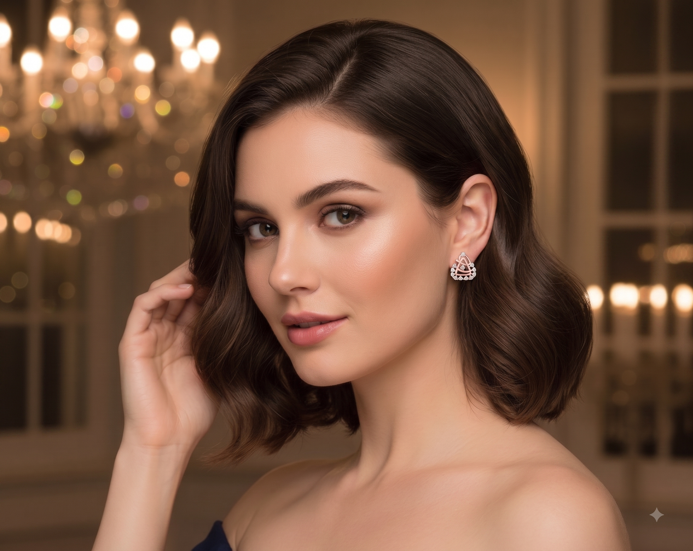 Elegant Diamond Stud Earrings for Everyday Elegance - 3