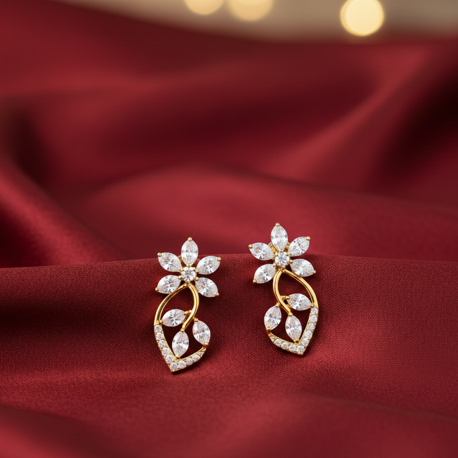 Elegant Diamond Stud Earrings for Contemporary Look