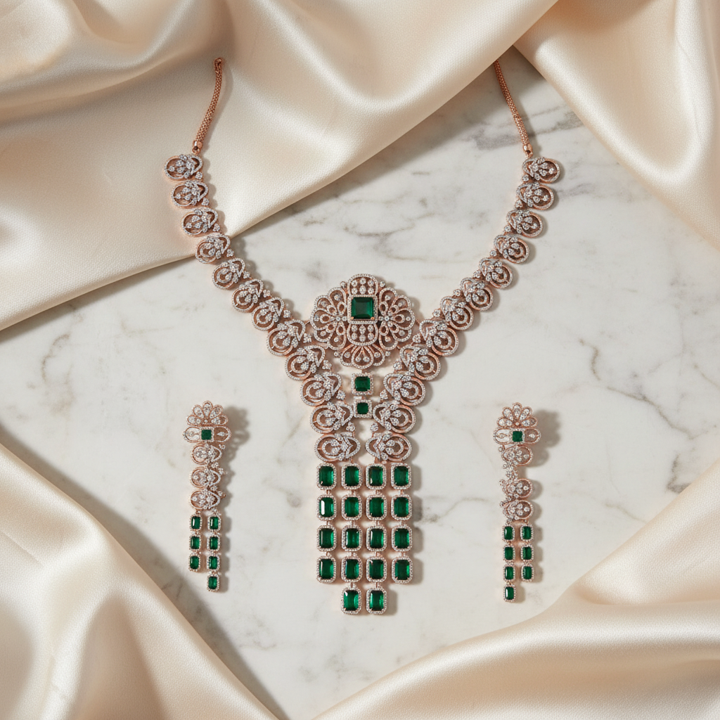 Signature Diamond Aura Necklace Set