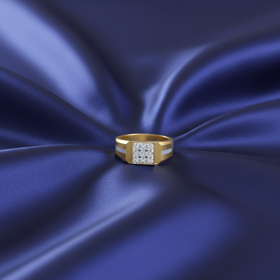 Distinguished Royal Diamond Gents Ring