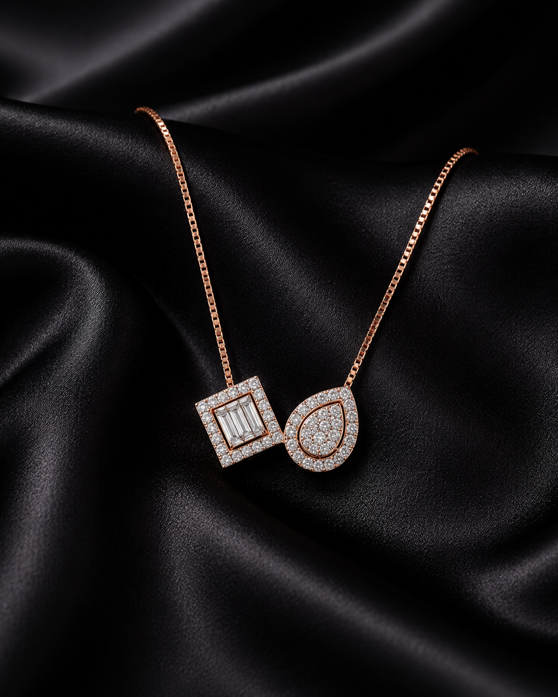 Designer Cut Diamond Pendant
