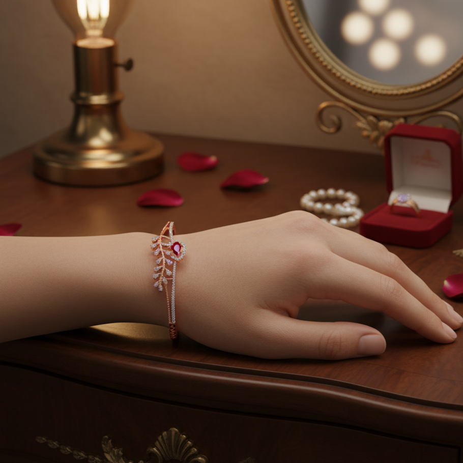 Sleek Elegant Diamond Bracelet
