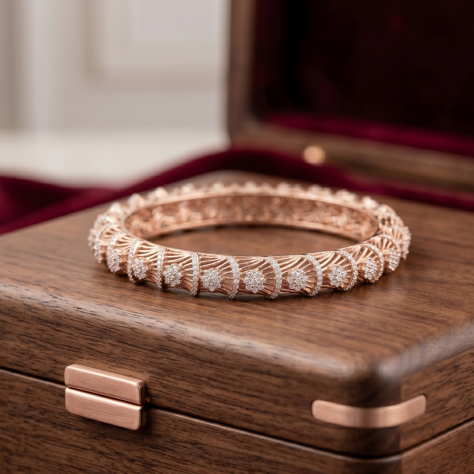Glamorous Diamond Bangles