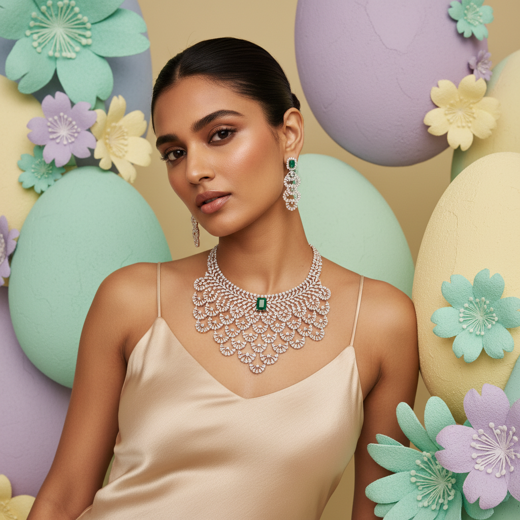 Bridal Glow Diamond Necklace Collection - 4